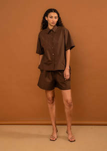 Coastal Shirt ~ Chocolate