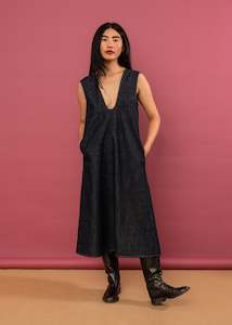 Clothing: Lyrical Dress ~ Indigo Denim