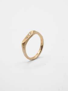 Jewellery: Gemmy Mountain Signet ~ Double Diamond