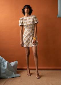 Baby Robin ~ Ochre Tartan