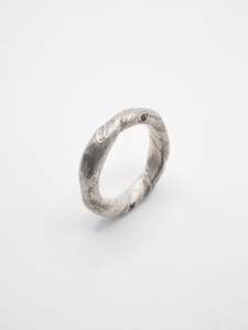 Welfe Bowyer: Eddy Ring ~ Sterling Silver & 7 Sapphires