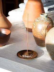 Nicola Shuttleworth: Incense Holder ~ Rusty Brown