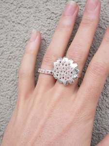 Camille Paloma Walton: Wisteria Ring ~ Silver