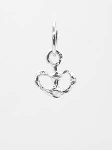 Spade Heart Charm Earring ~ Single