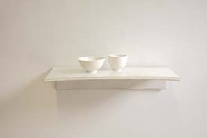 Stockroom: White Ceramic Shelf