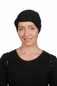 Jet Set Black Stripe Beanie