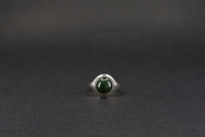 Products: New Zealand Jade Signet Ring kawakawastone