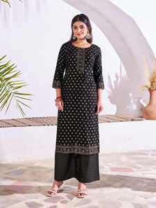Products: Black Kurti Plazzo – Kaysons