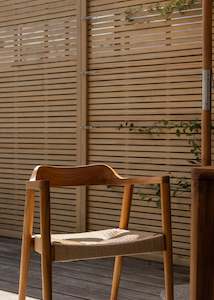 Bilbo Outdoor Wicker Dining Chair / Natural