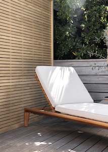 Outdoor Furniture: Teak Sun Lounger