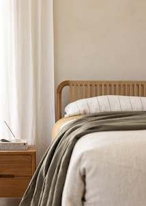 Glide Loom Super King Bed Base / Natural