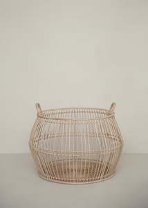 Rattan Basket Diamond / Natural