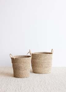 Baskets: Sisal Basket Set Of 2 / Natural
