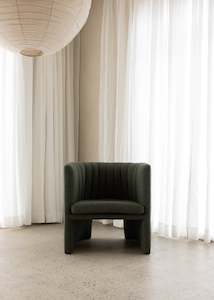 Chairs: Milano Occasional Chair / Boucle / Green