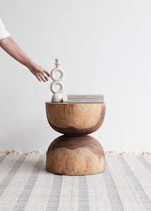 Stumps Side Tables: Flora Stump / Natural