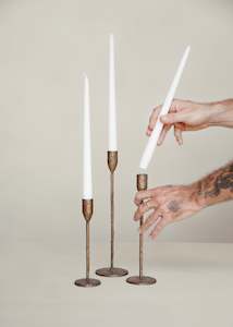 Decor: Candlestick Holder / Set Of 3