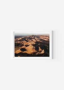 Mt Erin from Te Mata Peak / Size A1 / Hawkes Bay / White Frame