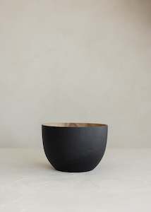 Home Decor: Contrast Teak Bowl / Large