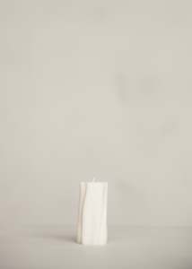 Candles: Lulu Mini Pillar Candle / Ivory