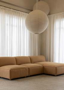 Sofas: Brownsville L Sofa Left / Leather / Latte