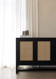 Cabinet: Alba Sideboard / Black & Bleach