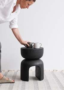 Stumps Side Tables: Felix Stump / Black