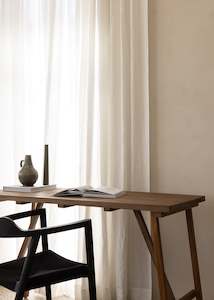 Tables: Saji Work Desk / Dark Teak