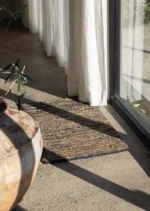 Rugs: Lima Entrance Mat / Charcoal