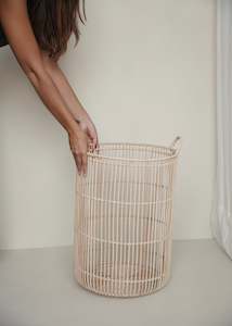 Kaia Rattan Basket Large / Natural