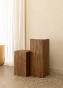 Furniture: Sierra Plinth / Dark Teak