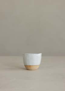 Ceramics: Organic Cup / White