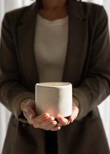 Candra Cup / Speckled White