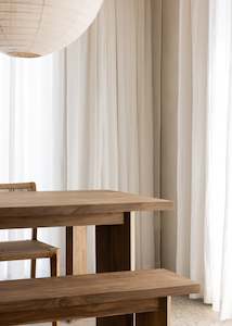 Dining Tables: Nias Dining Table / Dark Teak