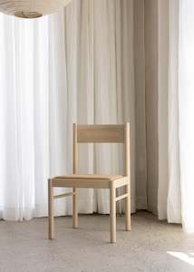 Dining Chairs: Misses Dining Chair / Leather / Latte