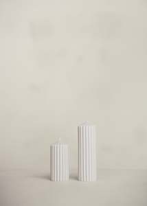 Candles: Cirque Pillar Candle / Pale Eucalyptus