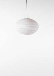 Linen Lanterns: Oval Linen Lantern / Off  White