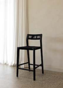 Glide Luxe Stool / Black Loom