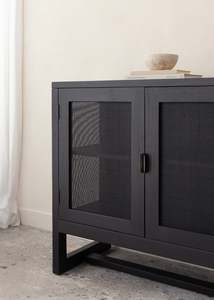Alba Teak Sideboard / Black