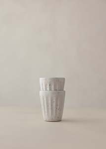 Nila Cup Set of 2 / Speckled White
