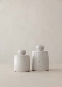 Ranu Canister / Speckled White