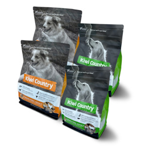 Mixed Dog Food Cartons: 4 Bags Dry Dog - Chicken & Lamb