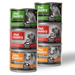 Premium Whole Pet Food: 170gm Wet Dog Can - Mixed Six