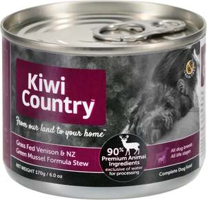 Premium Whole Pet Food: [NEW LAUNCH] - 170gm Wet Dog Can - Venison