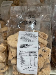Products: 250g pack of Broken Choc Chip Cookies