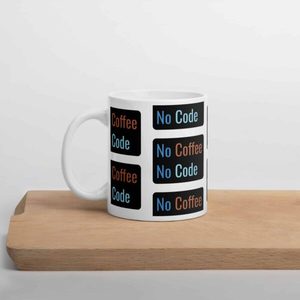 No Coffee No Code Programmer Mug - Kea Sigma Delta