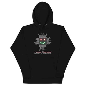 Fun Laser Focused Unisex Hoodie - Kea Sigma Delta