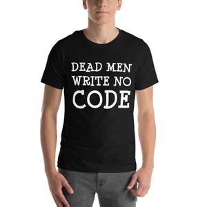 Dead Men Write No Code Unisex T-Shirt - Kea Sigma Delta
