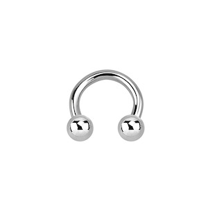 Circular: 16g Silver Surgical Steel Circular