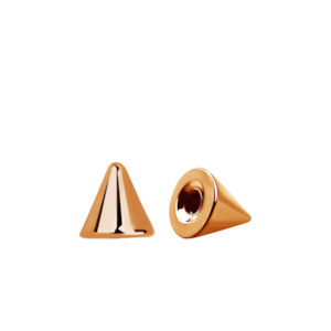 Circular: 14g Rose Gold Externally Threaded Spike
