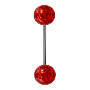 Red Acrylic Tongue Bar